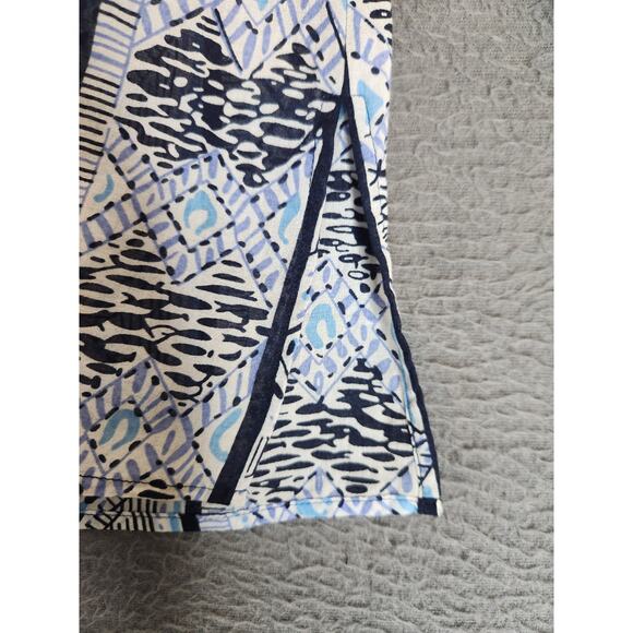 STS Sail to‎ Sable Women’s Geo Stripe Long Tunic Navy Size XS Embroidered NWT - Picture 3 of 10